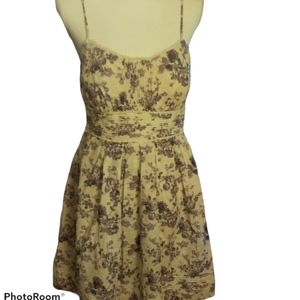 Speechless cream and purple sundress